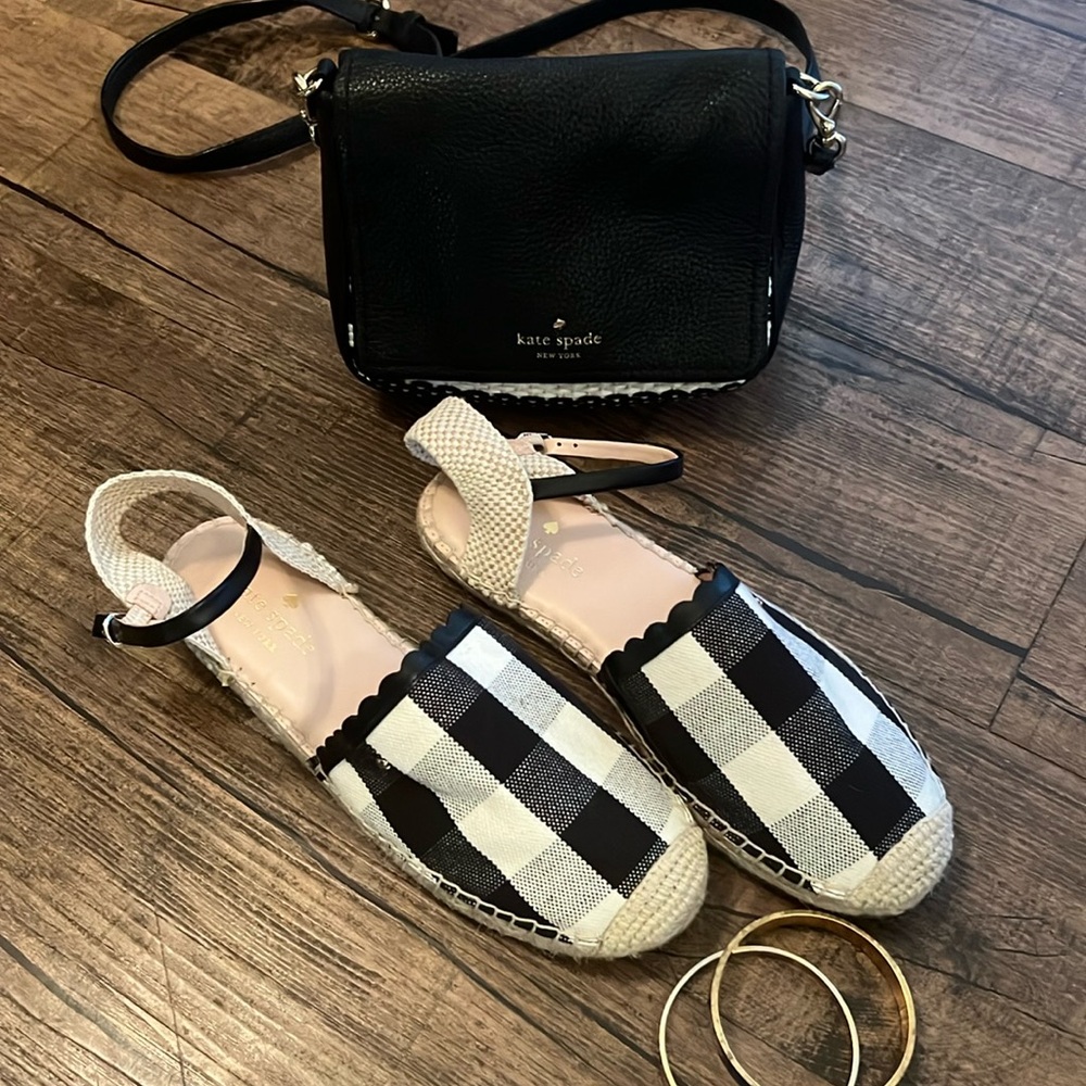 Kate Spade Crossbody, Espardrilles and Gold Bracelets Combo 🔥 NWOT